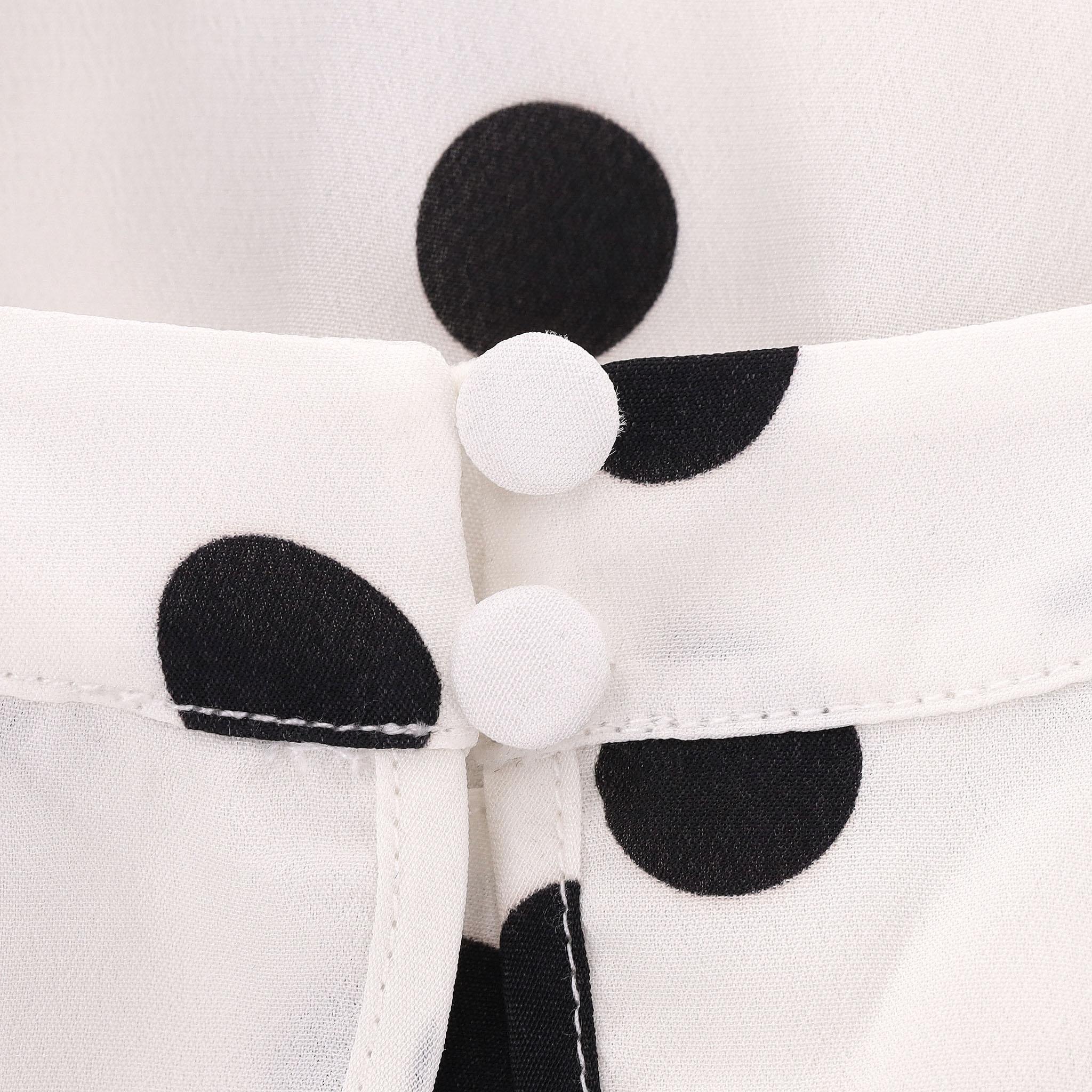 Rixo Polka-Dot Silk Blend Ruffled Maxi Dress For Sale 3