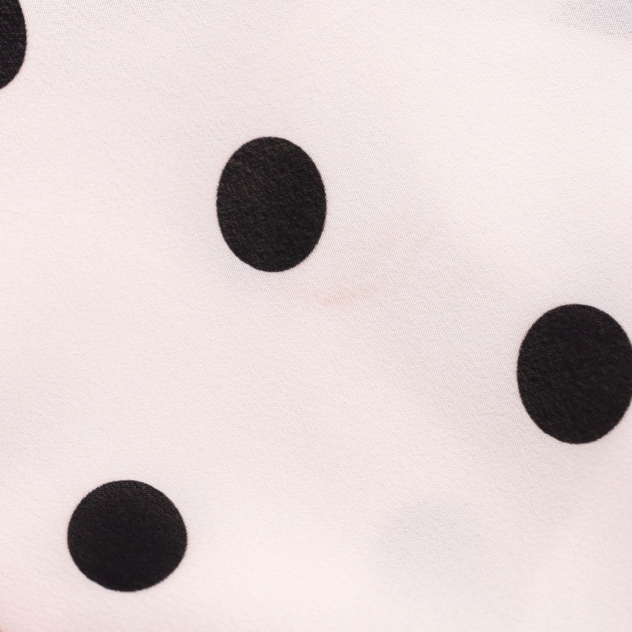 Rixo Polka-Dot Silk Blend Ruffled Maxi Dress For Sale 4