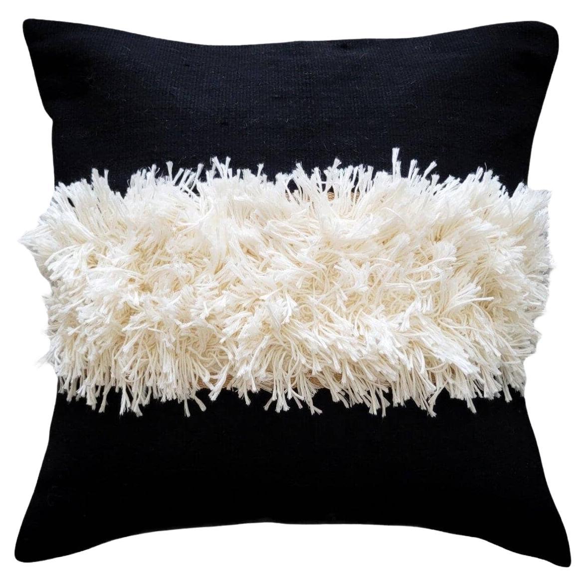 Riya Handwoven Cotton Decorative Throw Pillow Cover For Sale