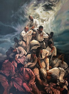 "Legione di cacciatori di braccia" di Rizaldy - Realismo figurativo etereo contemporaneo