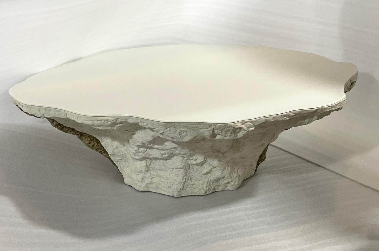 Contemporary Rizo Roccia Gelerio Center Table In Mixed-Media For Sale