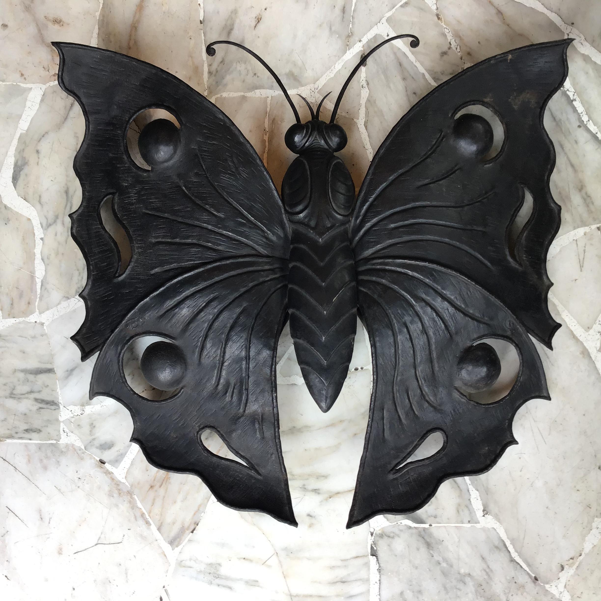 Rizzarda Wrought Iron Butterfly 1940 Italy 4