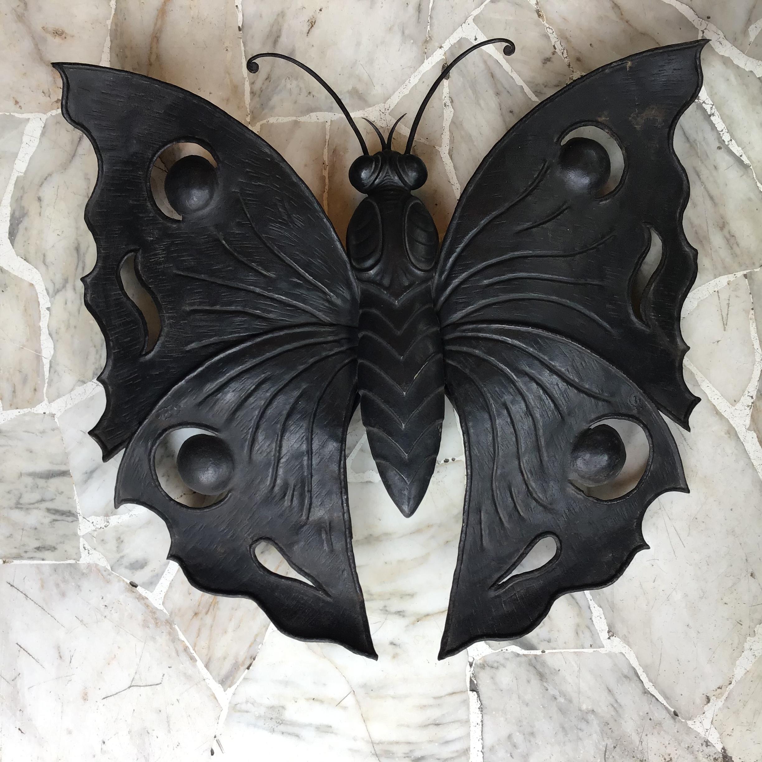Rizzarda Wrought Iron Butterfly 1940 Italy 5