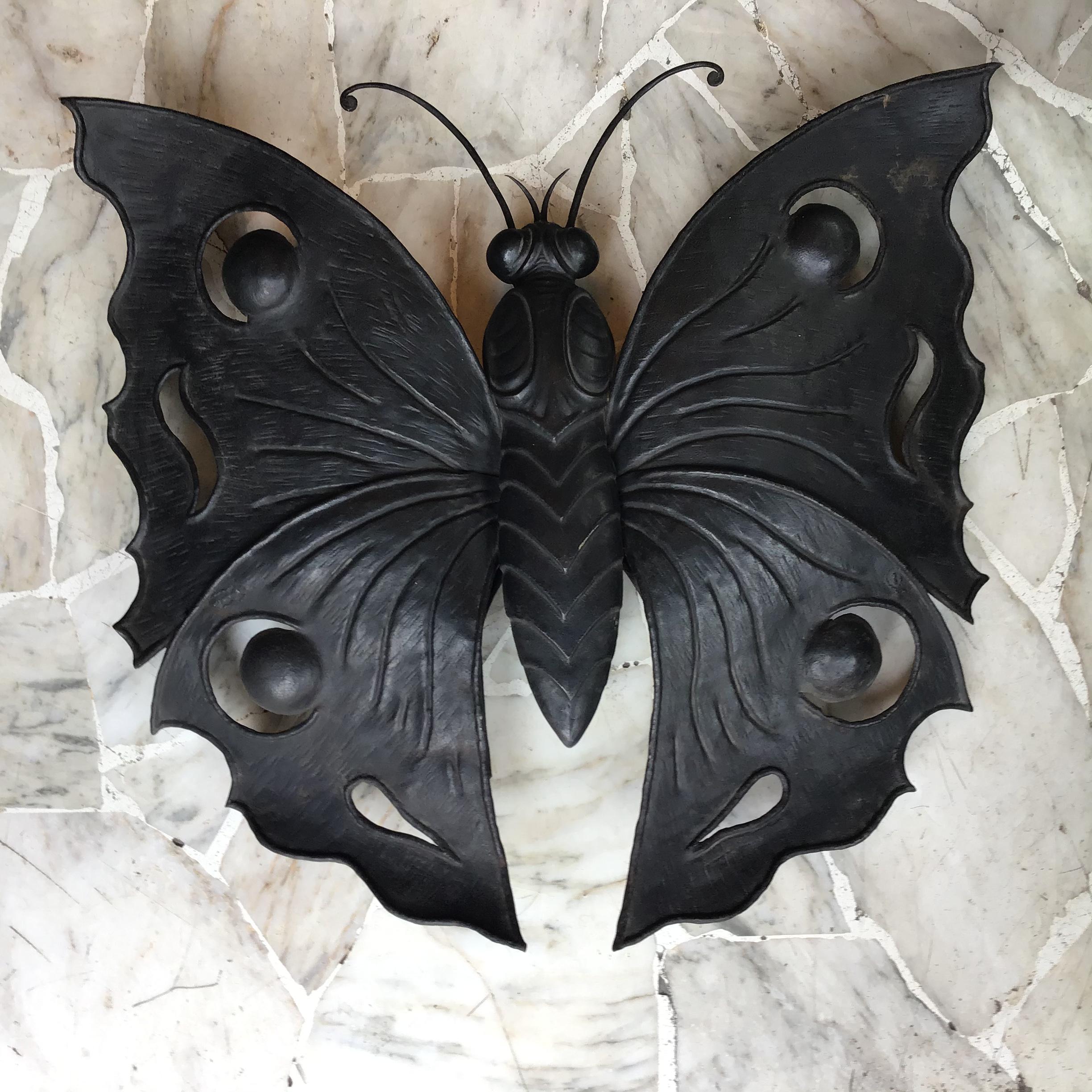 Rizzarda Wrought Iron Butterfly 1940 Italy 6