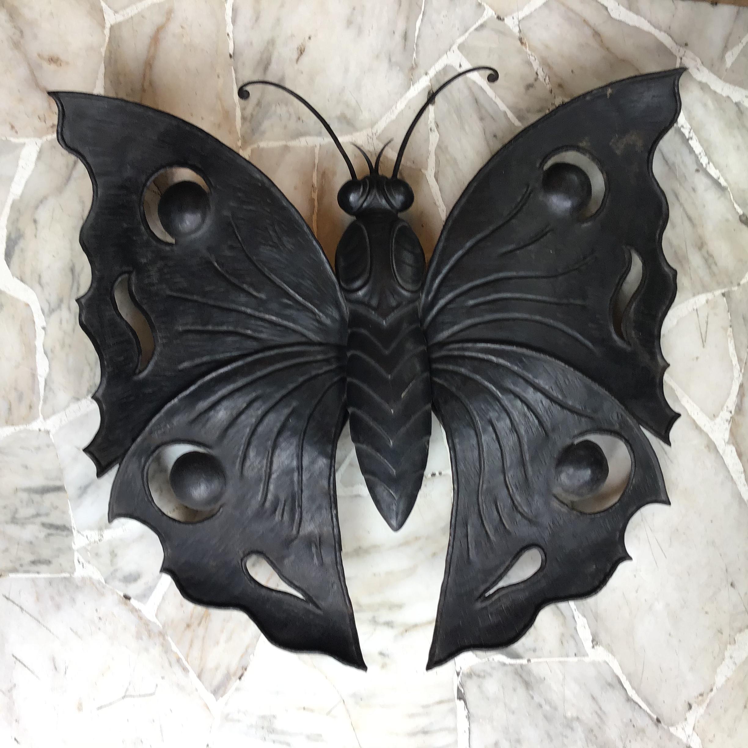 Rizzarda Wrought Iron Butterfly 1940 Italy 7