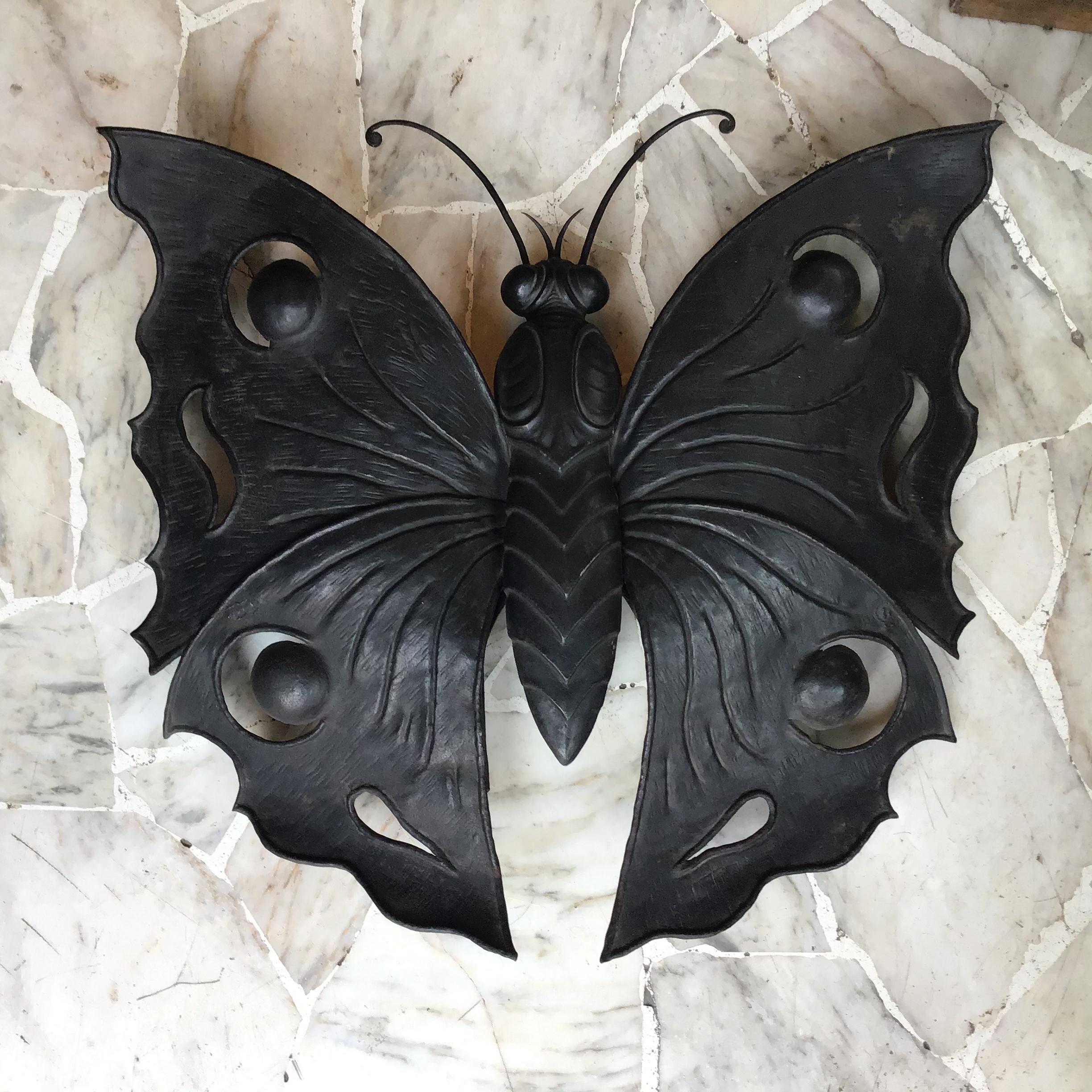 Rizzarda Wrought Iron Butterfly 1940 Italy 9