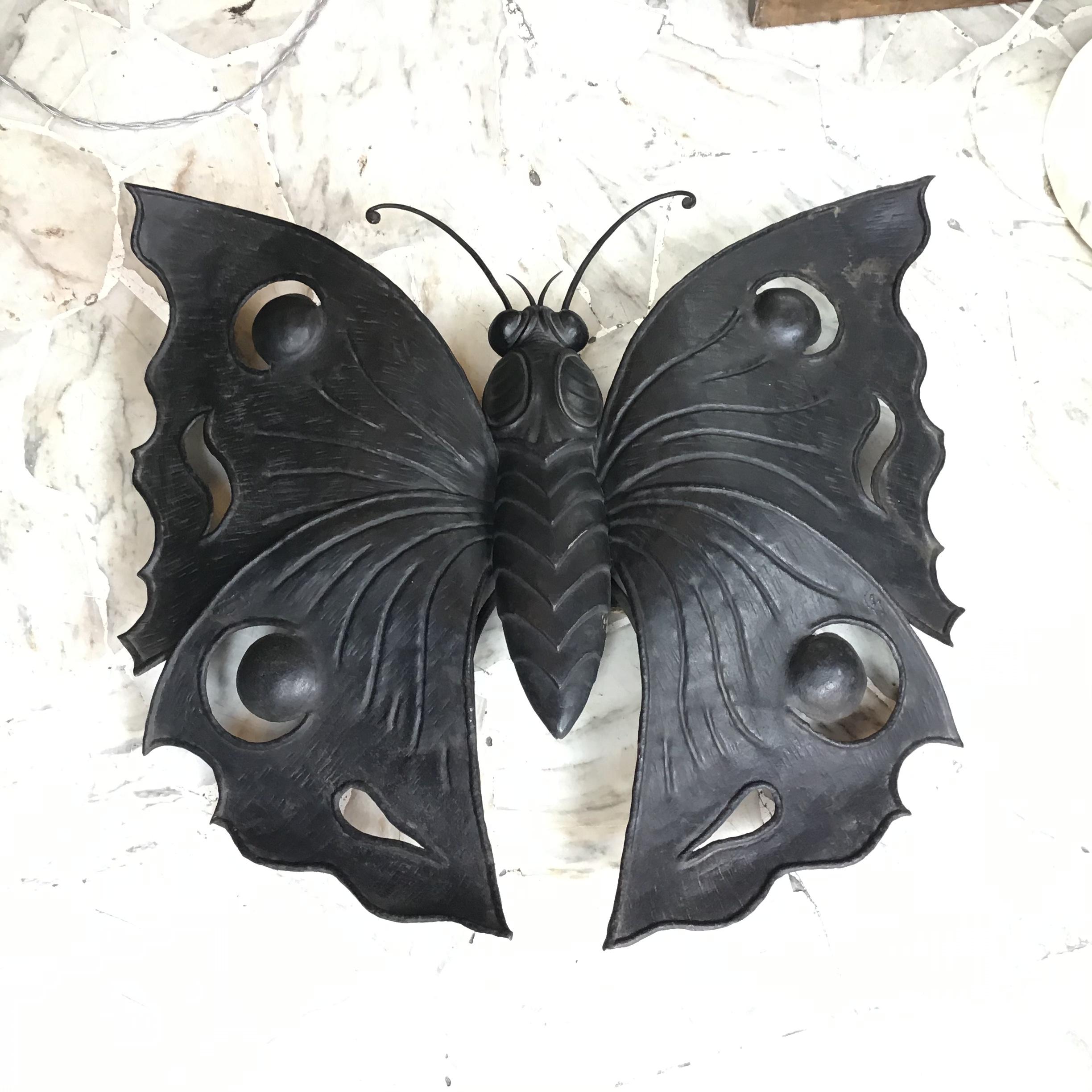 Rizzarda Wrought Iron Butterfly 1940 Italy 11