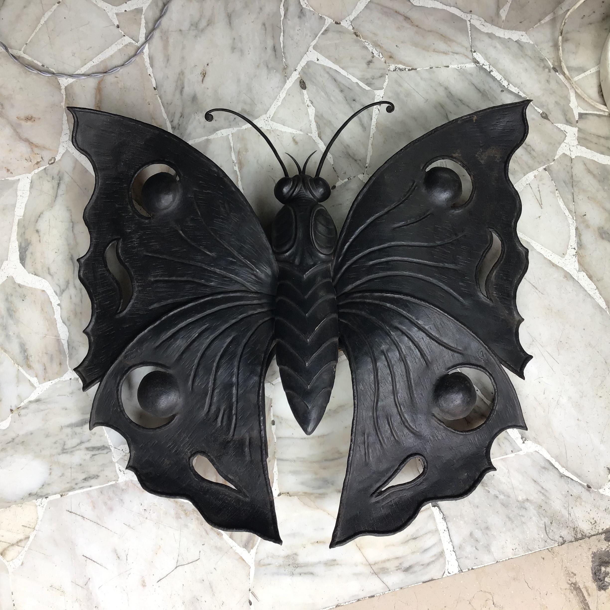 Rizzarda Wrought Iron Butterfly 1940 Italy 13