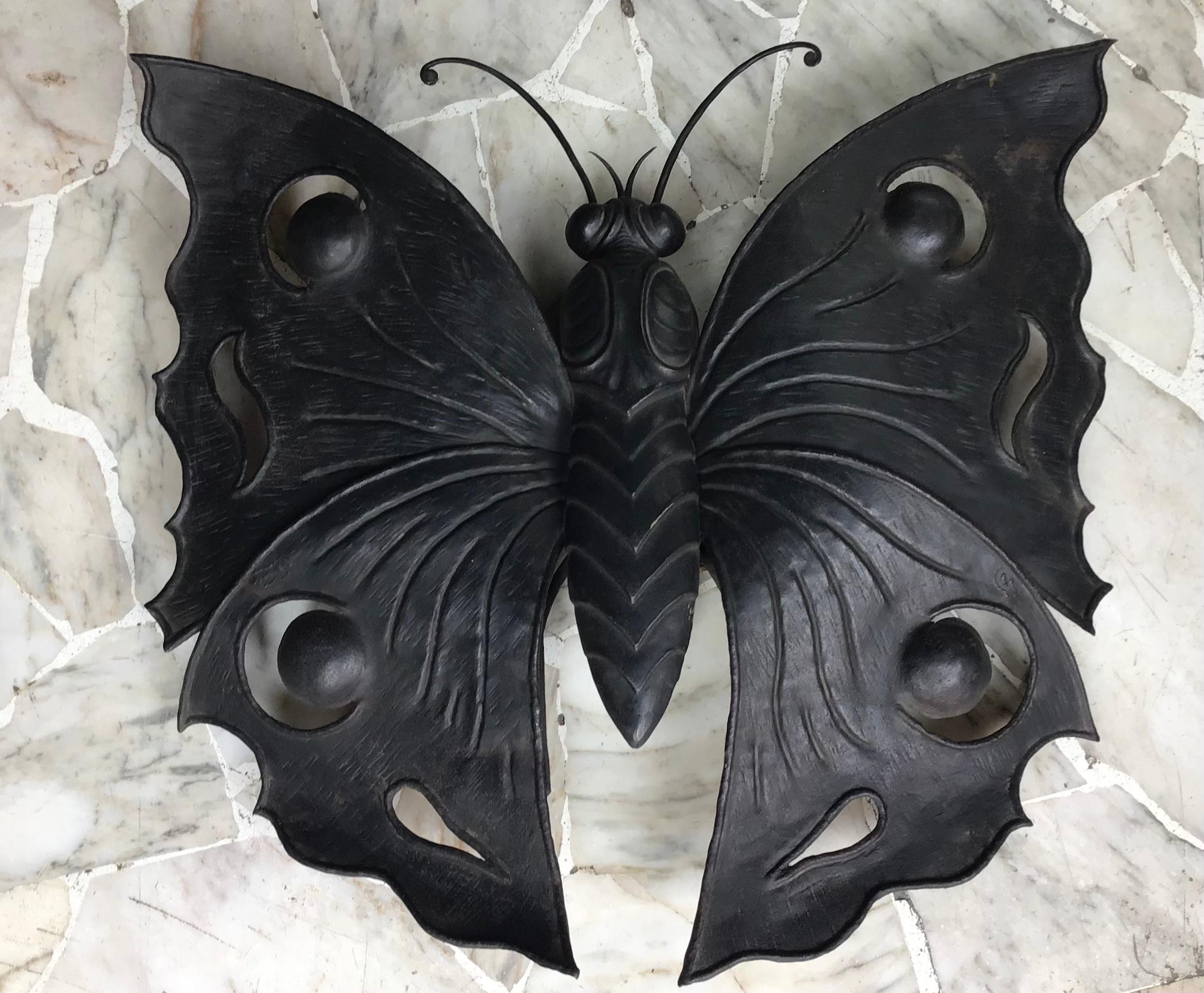 Rizzarda Wrought Iron Butterfly 1940 Italy 14