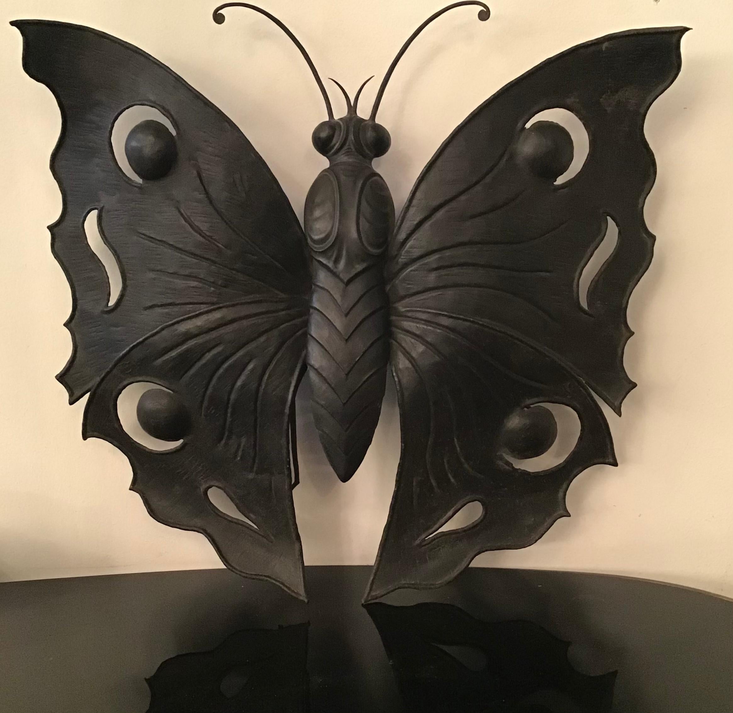 Other Rizzarda Wrought Iron Butterfly 1940 Italy