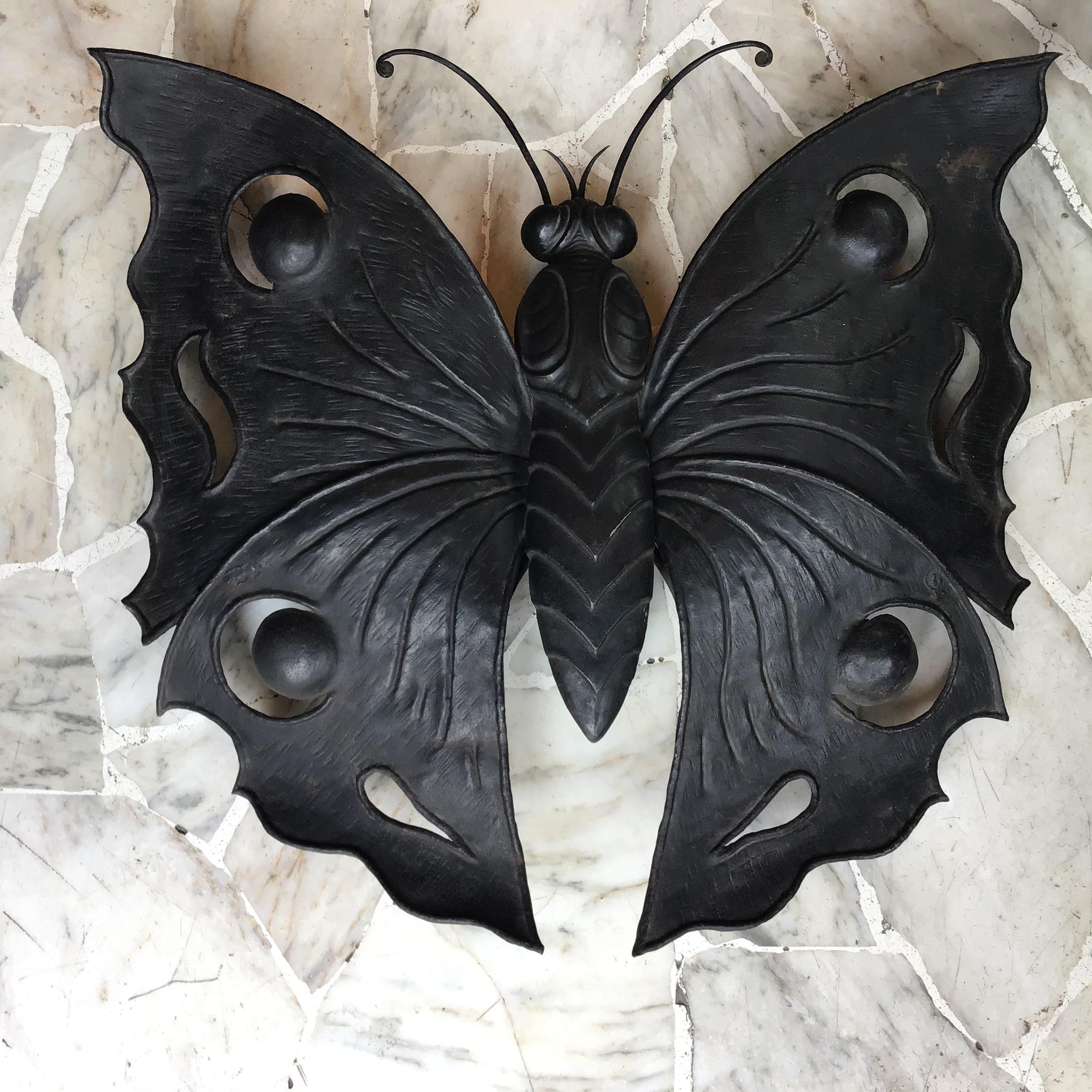 Rizzarda Wrought Iron Butterfly 1940 Italy 3