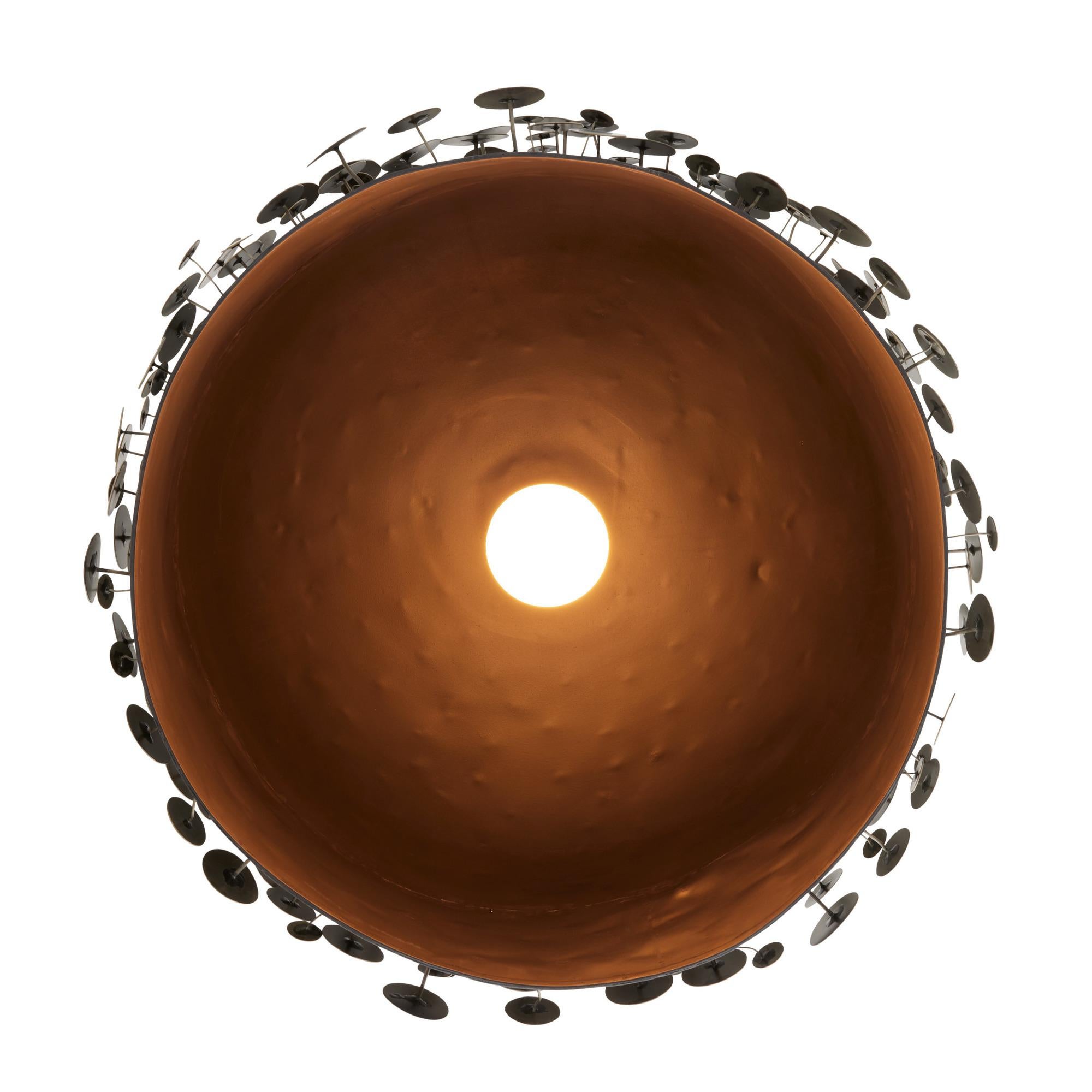 Colgante Rizzo DMI16 - cúpula de hierro quemado a mano Hierro en venta