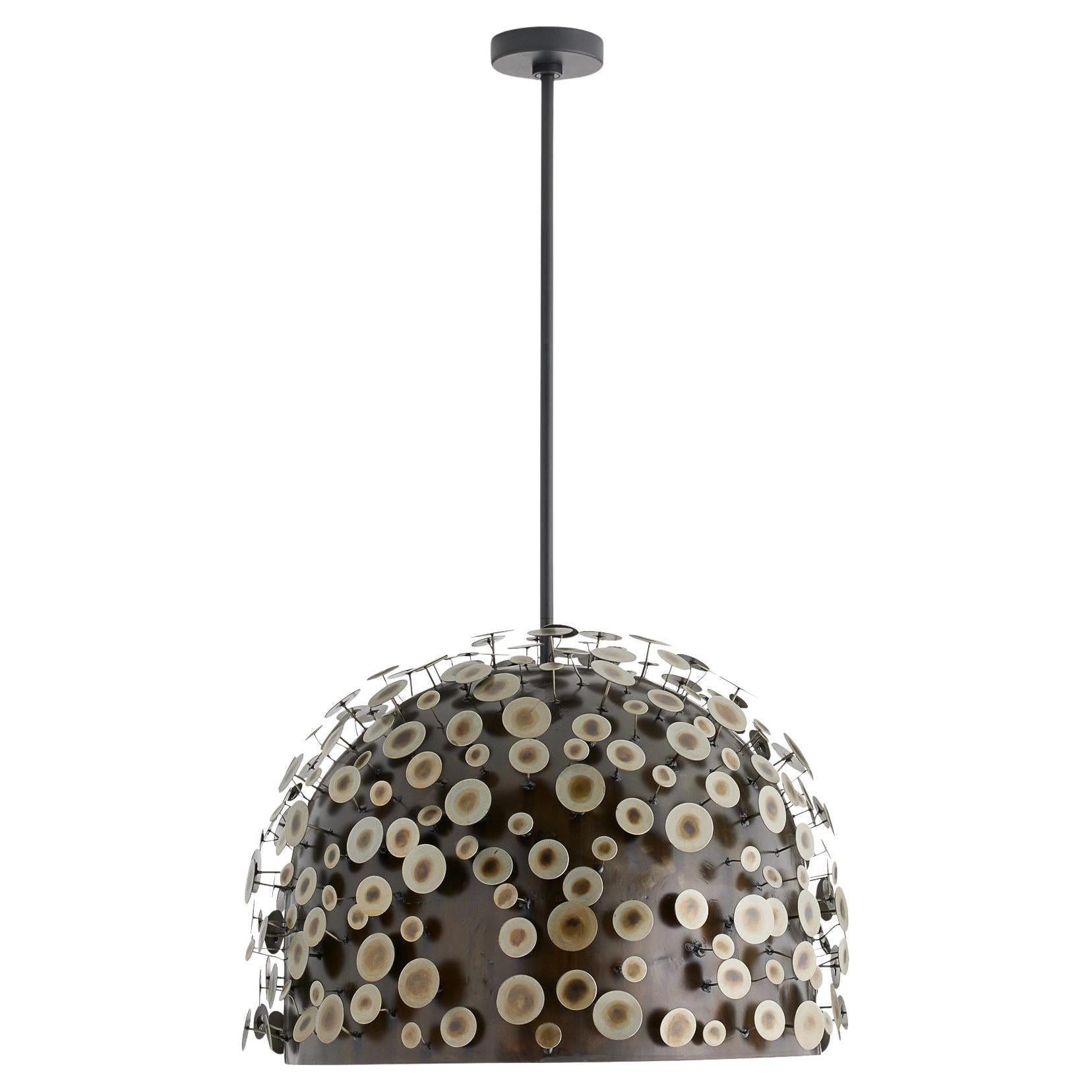 Colgante Rizzo DMI16 - cúpula de hierro quemado a mano en venta