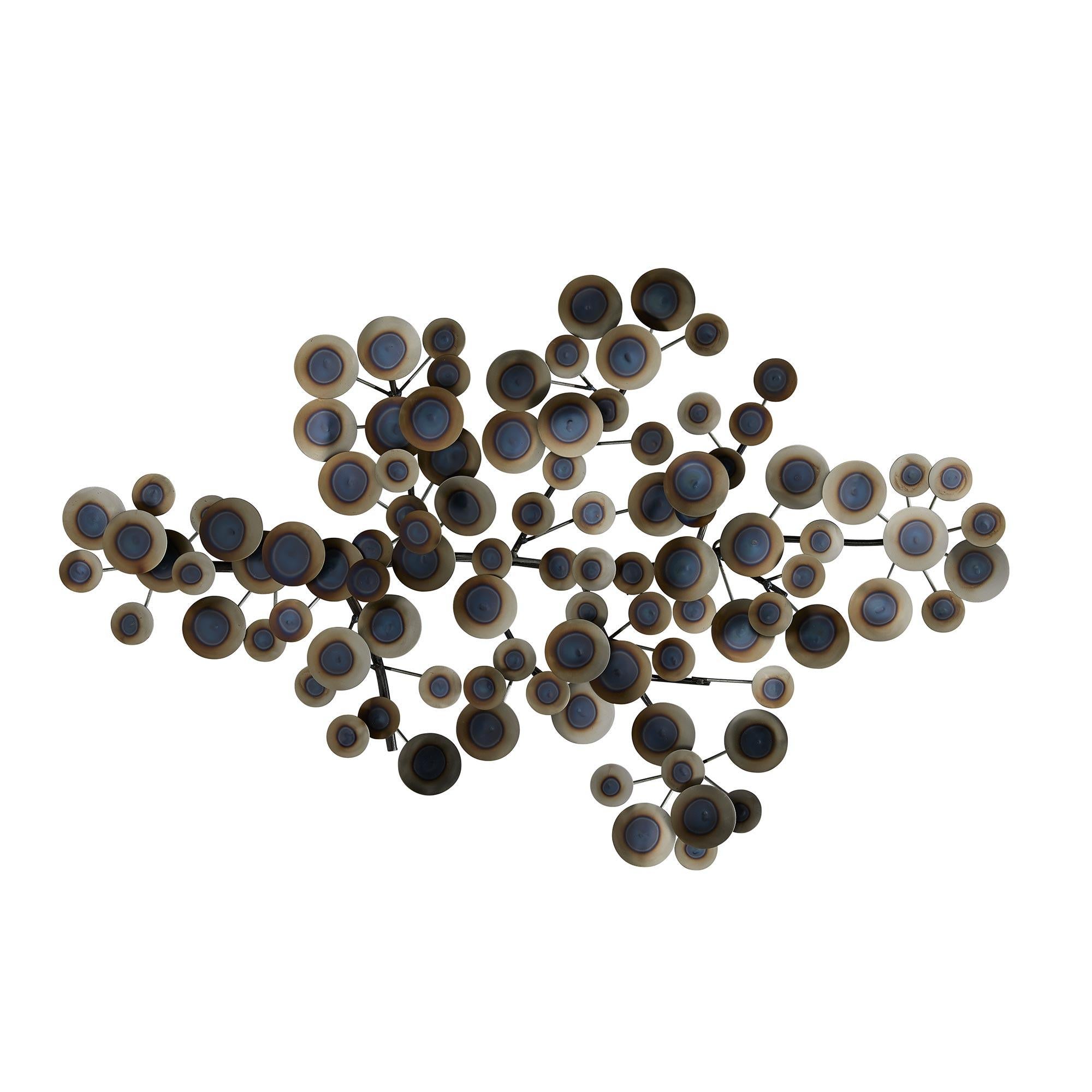 Rizzo Wandskulptur 3052 - Gebranntes Eisen (21. Jahrhundert und zeitgenössisch) im Angebot