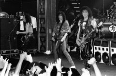 KISS Group Portrait on Stage Vintage Original Photograph