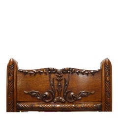 RJ Horner Carved Oak Cheval Dressing Mirror C1920