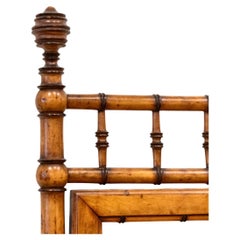 RJ Horner Faux Bamboo Chest of Drawers with Mirror