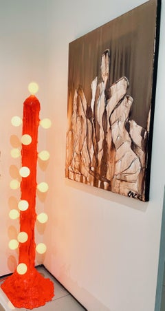 "Movement (16)", 2020 Contemporary Abstract Acrylic Textured Work on Canvas