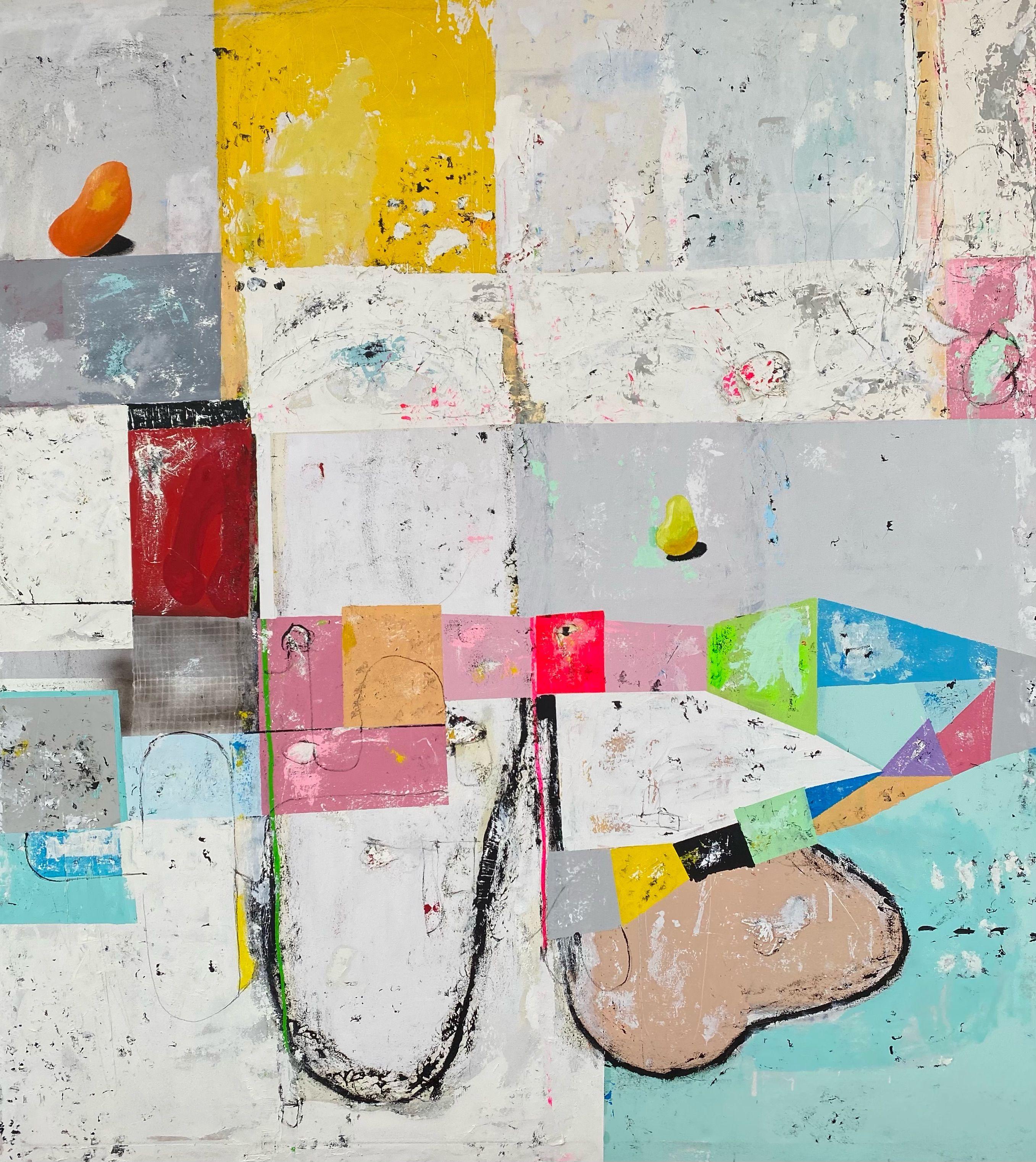 Abstract Painting di RK POLAK - Jap's Eye - No. 09, Pittura, Olio su tela