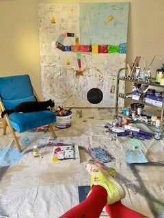 Mexico City Dust and Other Short Stories 131, Painting, Oil on Canvas