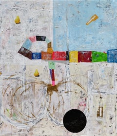 Mexico City Dust and Other Short Stories 131, Painting, Oil on Canvas