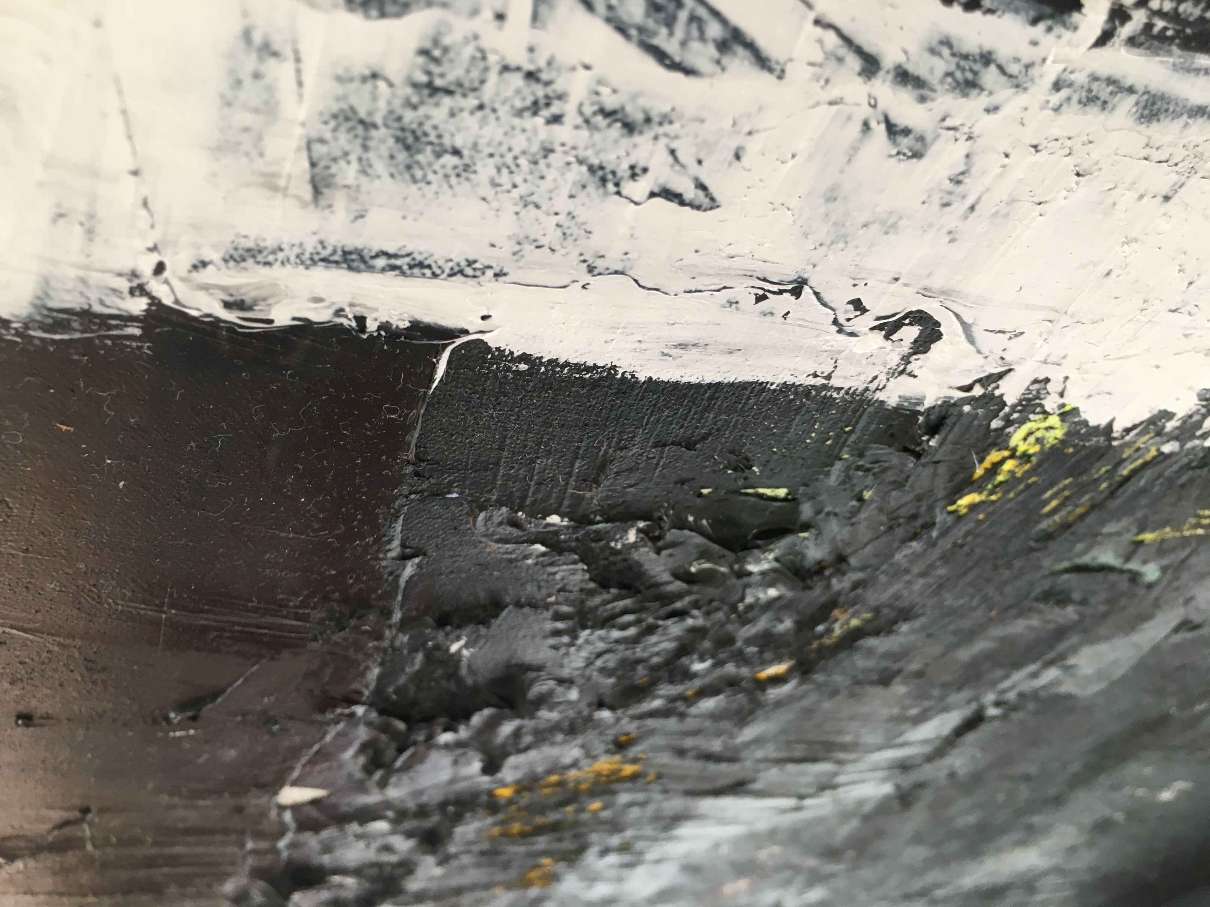 Assoluto penieno 99, Pittura, Olio su tela - Painting Astratto di RK POLAK