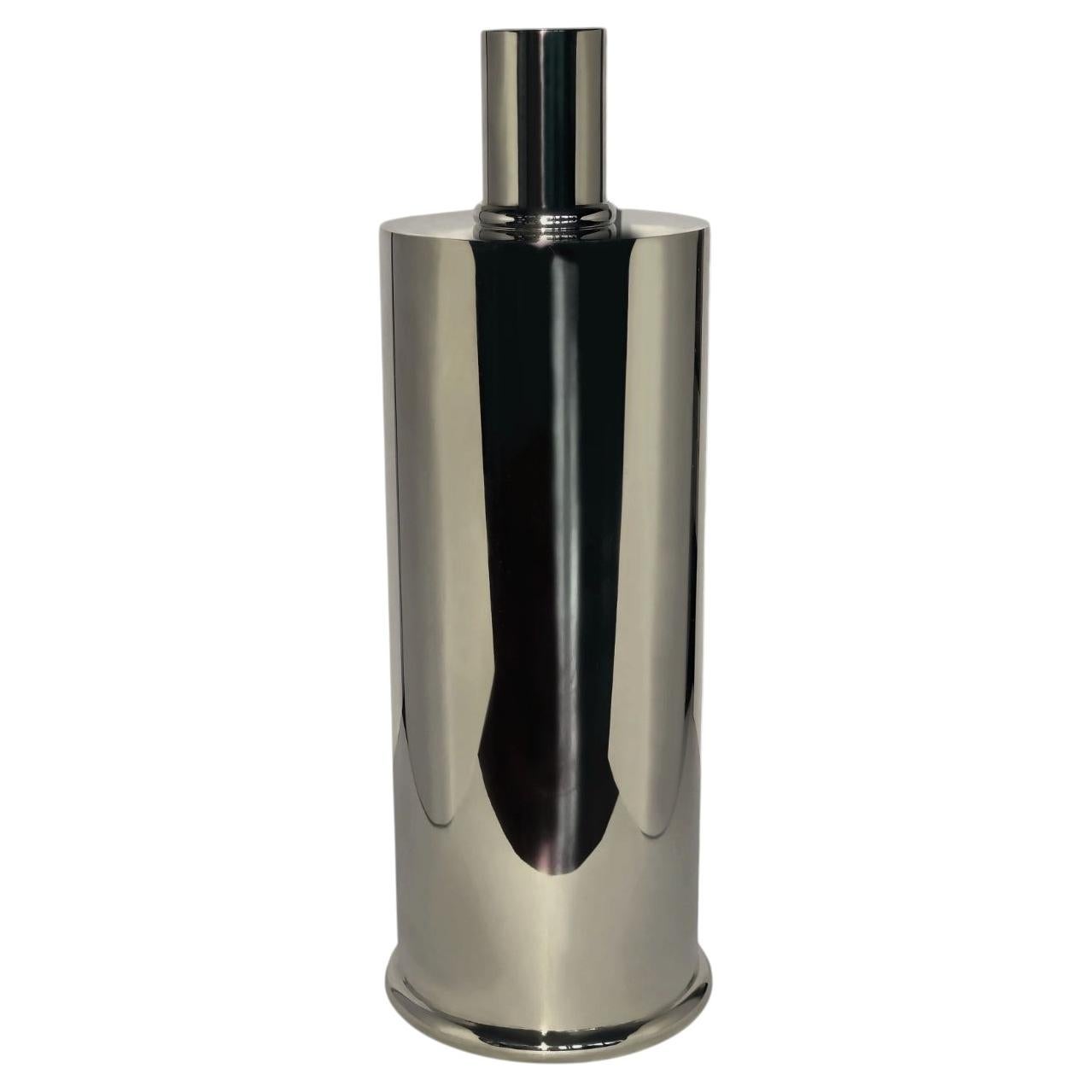 RL 02 Maxi Candleholder in Silver-Plated Polished Brass by CASPAL