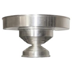 RL 04 Centerpiece & Cake Stand in Silver Plated Brushed Brass by CASPAL