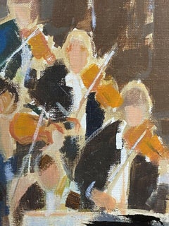 RENE LEROY - FRENCH CONTEMPORARY MODERNIST PAINTING - THE ORCHESTRA