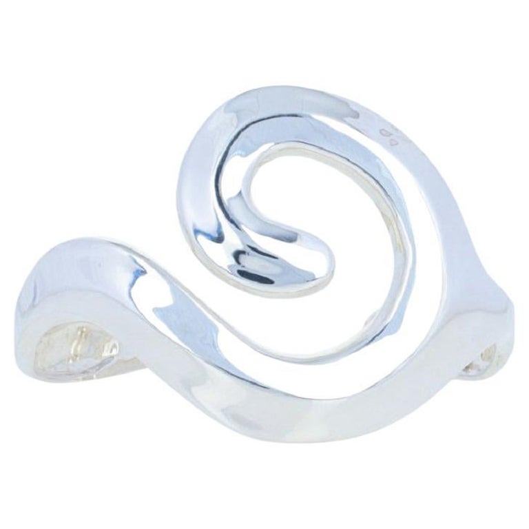 RLM Studio Sterlingsilber-Armband, 925er Spiral-Manschettenknopf