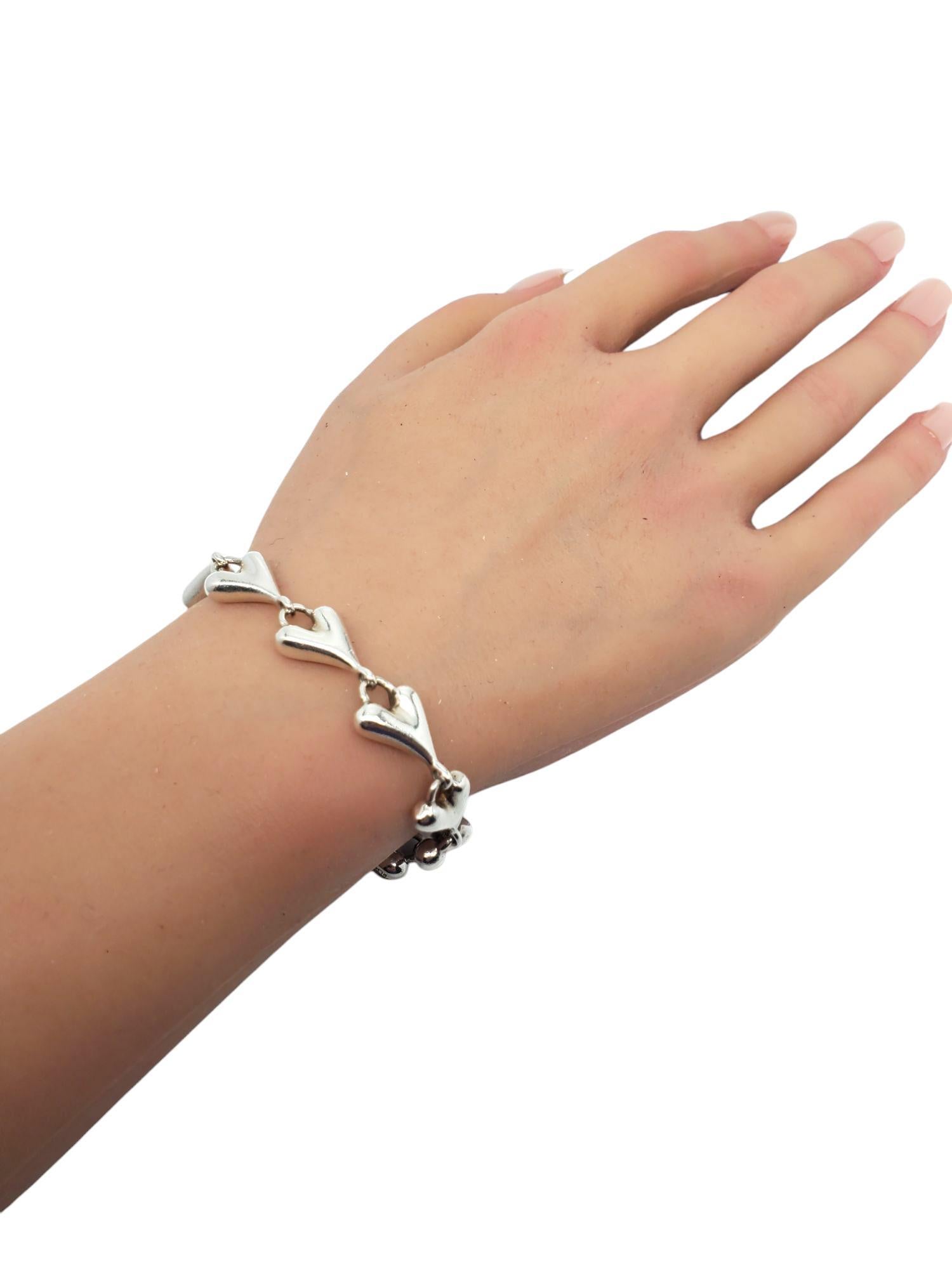 Bracciale A Link con cuore in argento Sterling #21030 di RLM Studio in vendita 6
