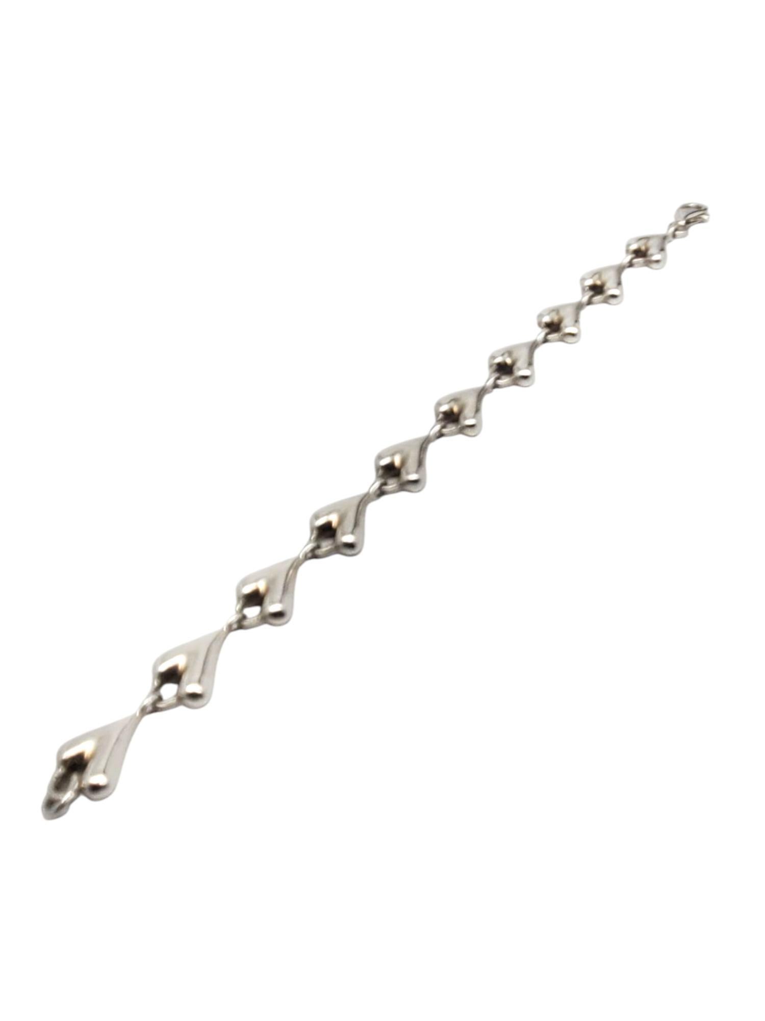 Donna Bracciale A Link con cuore in argento Sterling #21030 di RLM Studio in vendita