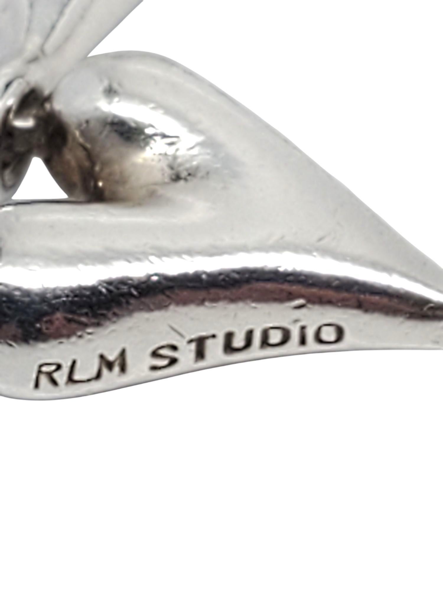 Bracciale A Link con cuore in argento Sterling #21030 di RLM Studio in vendita 3