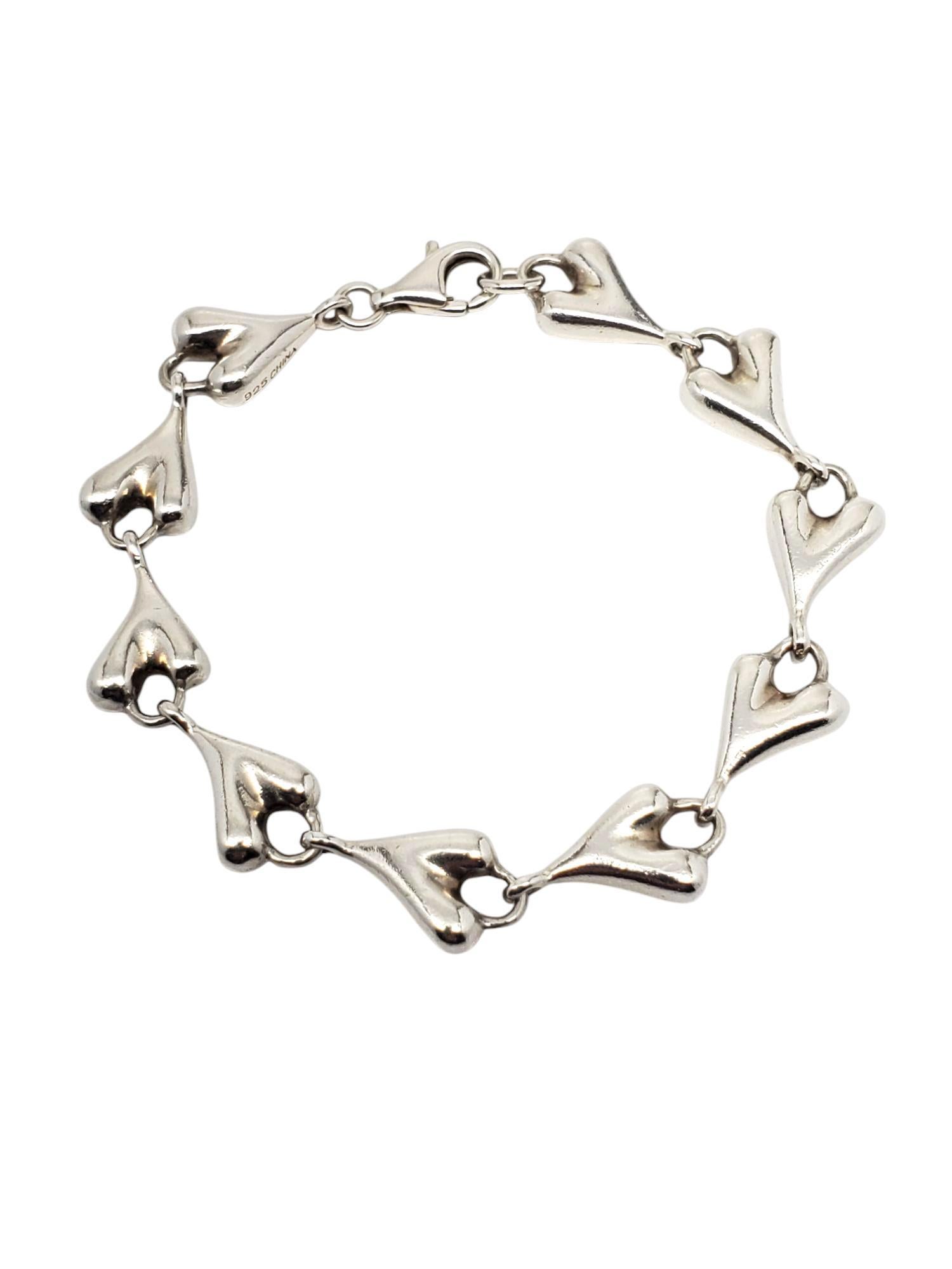 RLM Studio Sterling Silver Heart Link Bracelet #21030
