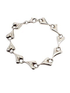 RLM Studio Sterling Silver Heart Link Bracelet #21030