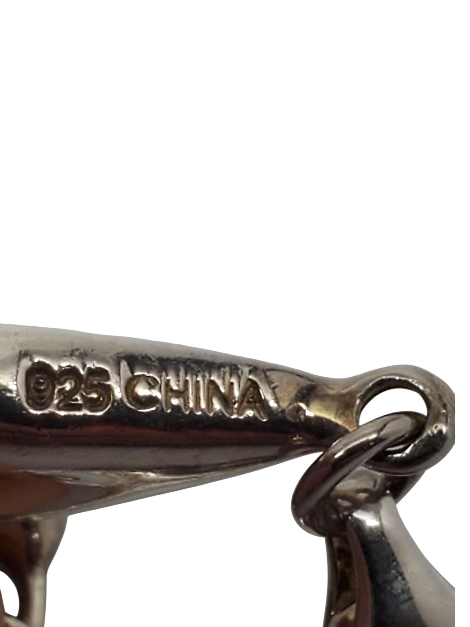 RLM Studio, bracelet à maillons en argent sterling en forme de cœur n° 23311 en vente 2