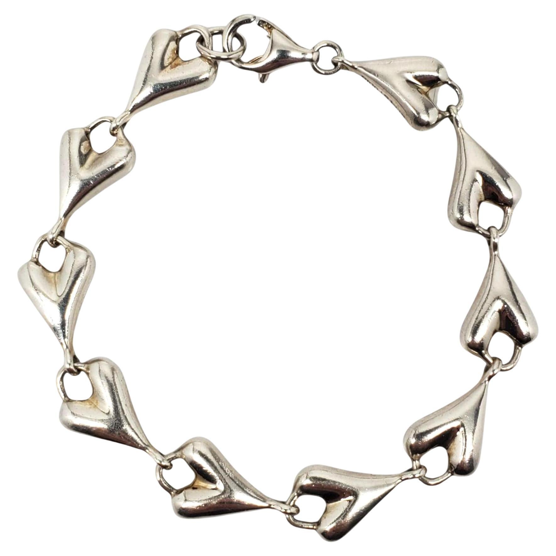 RLM Studio, bracelet à maillons en argent sterling en forme de cœur n° 23311