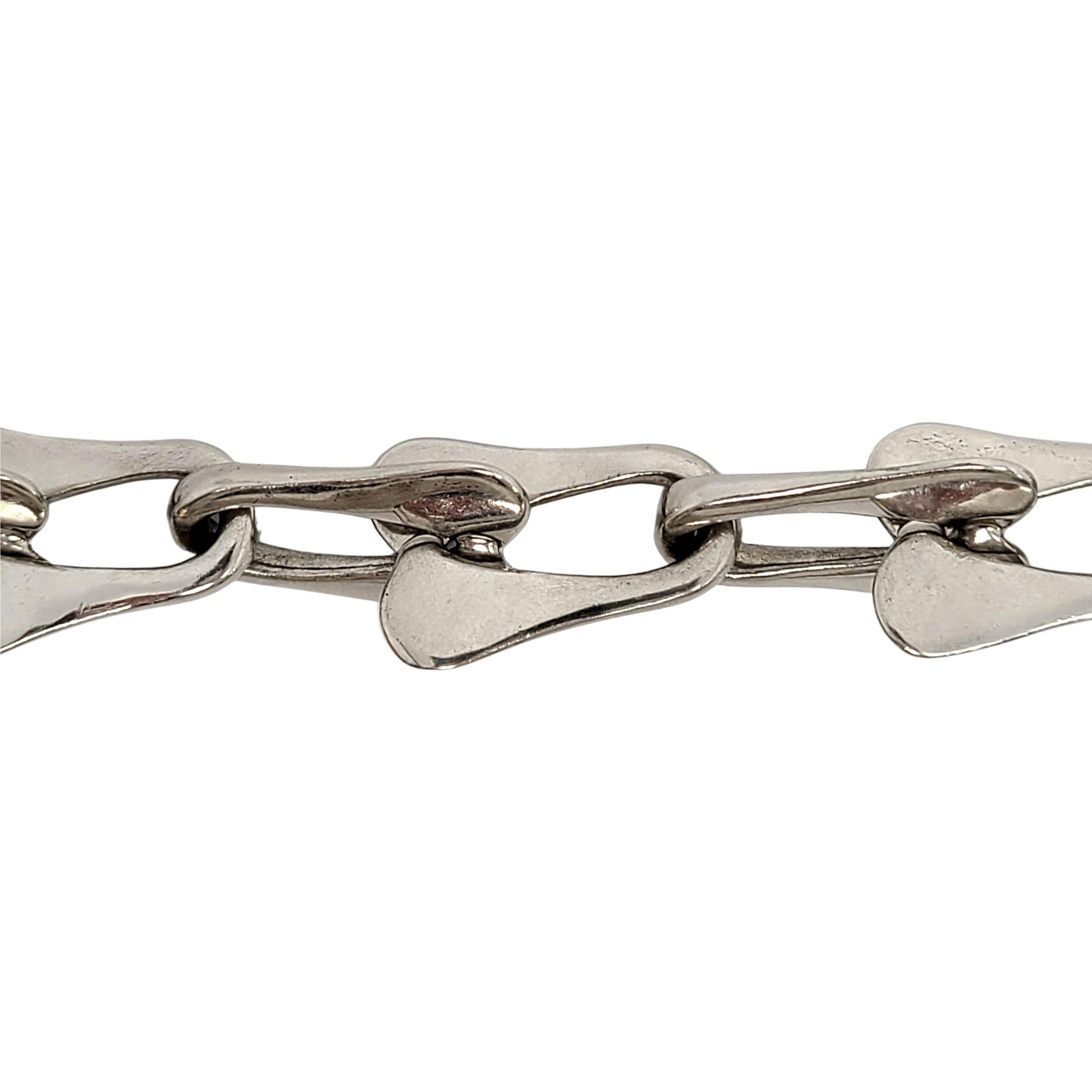 RLM Studio Sterling Silver Modernist Link Bracelet In Good Condition In Washington Depot, CT