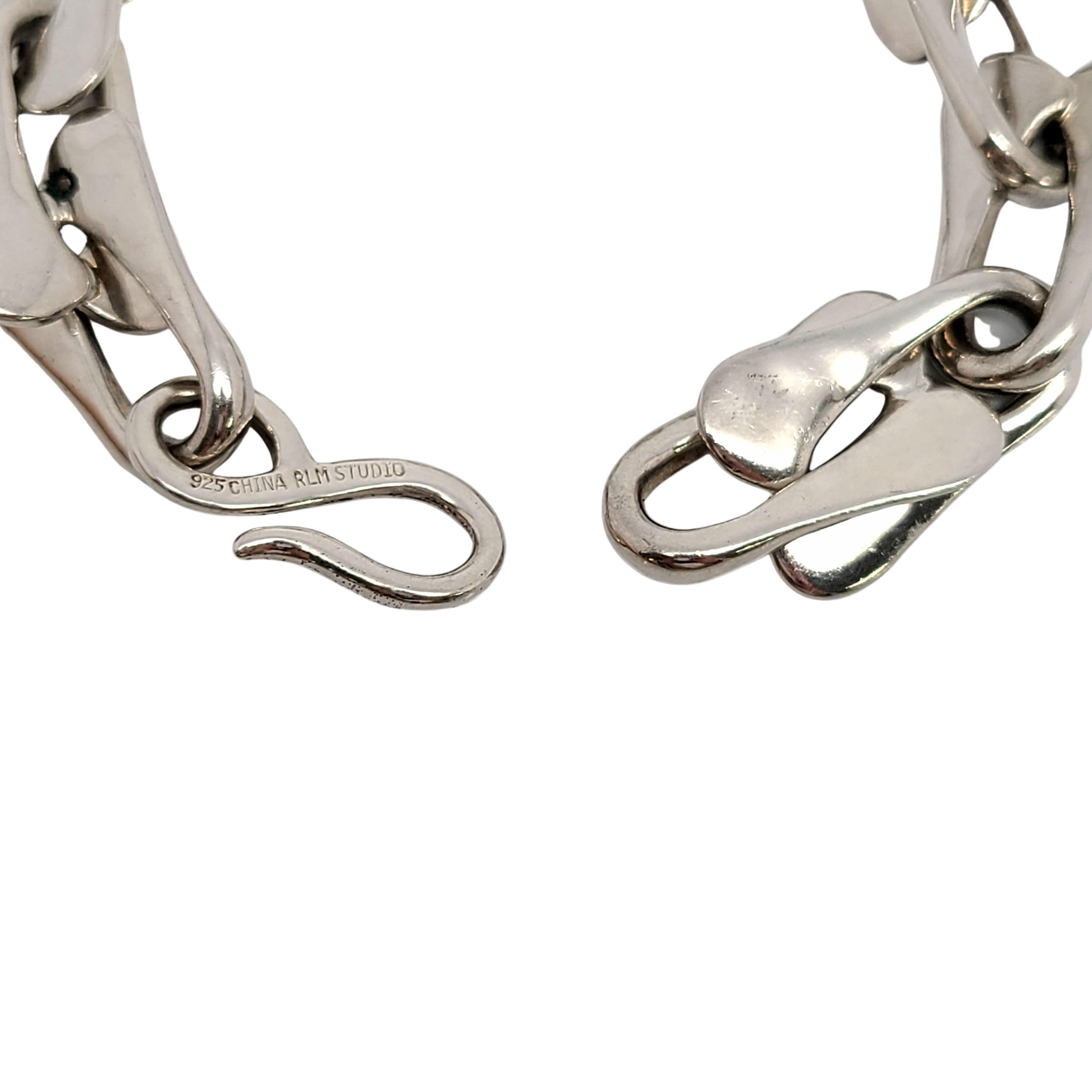 RLM Studio Sterling Silver Modernist Link Bracelet 1