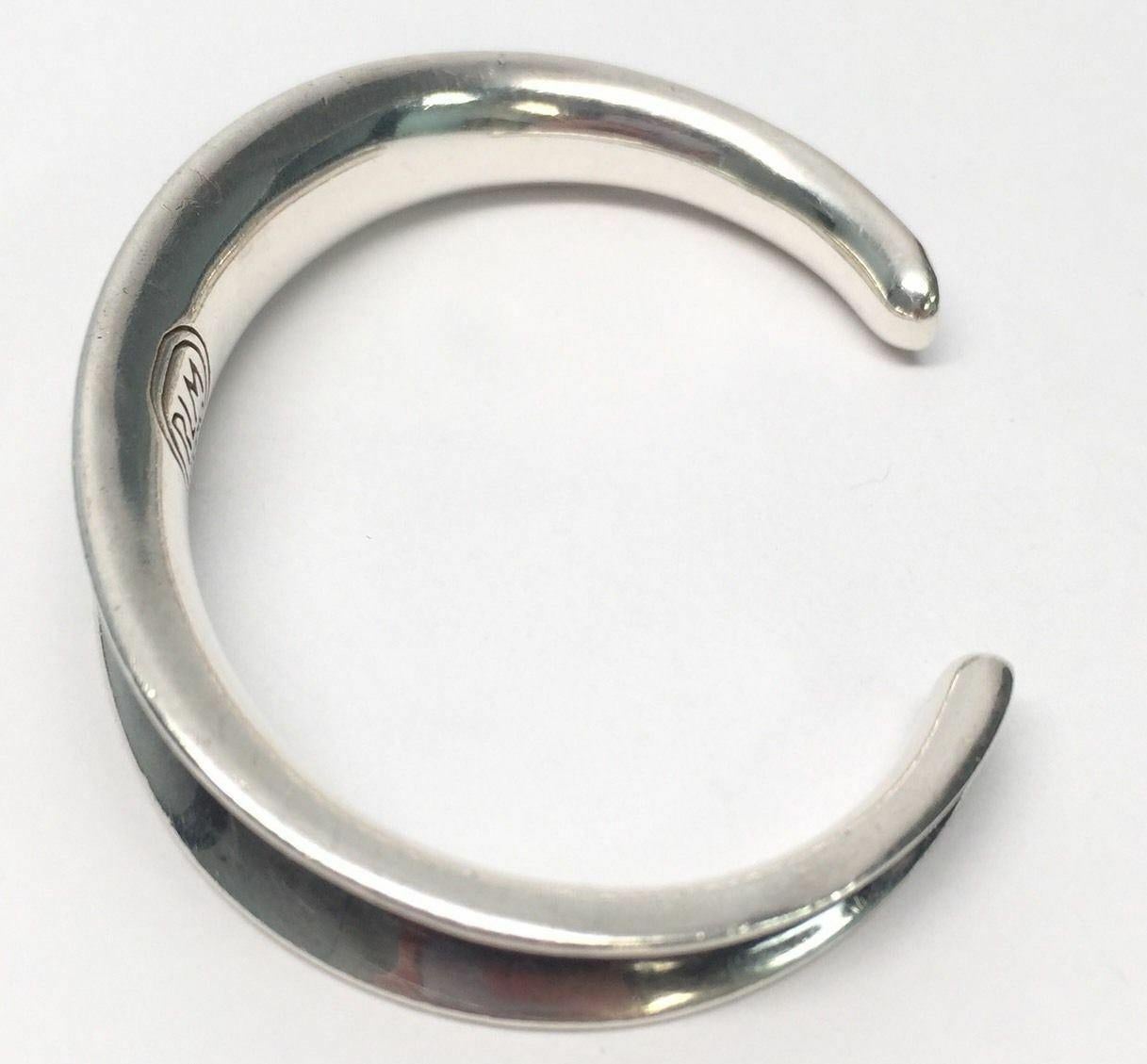 RLM Studio Sterling Silver Oxidized Concave Cuff Bracelet 2