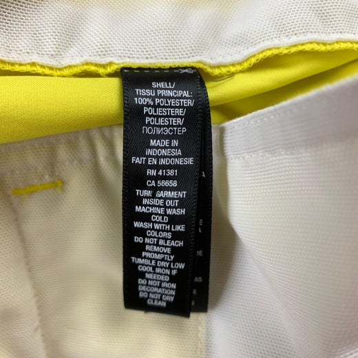 Rlx By Ralph Lauren Size 36 Yellow Polyester Zip Fly Casual Pants For Sale At 1stdibs