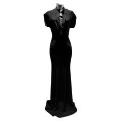 RM by Roland Mouret Pre-Fall 2008 High Neck Black & Pink Dress