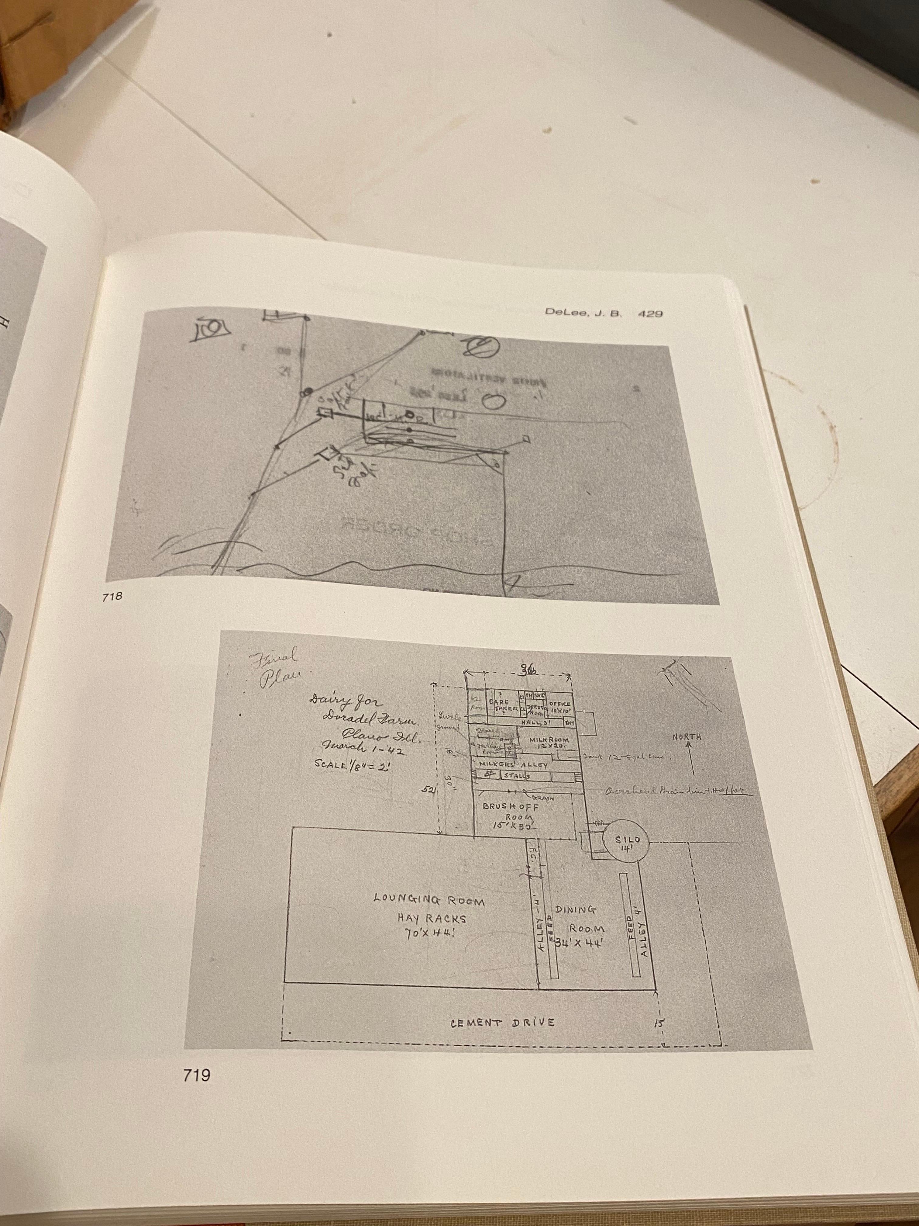 R.M. Schindler 4 volumn Set of his Architectual Drawings For Sale 5