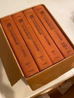 A&M. Schindler 4 volumes de ses dessins d'architecture