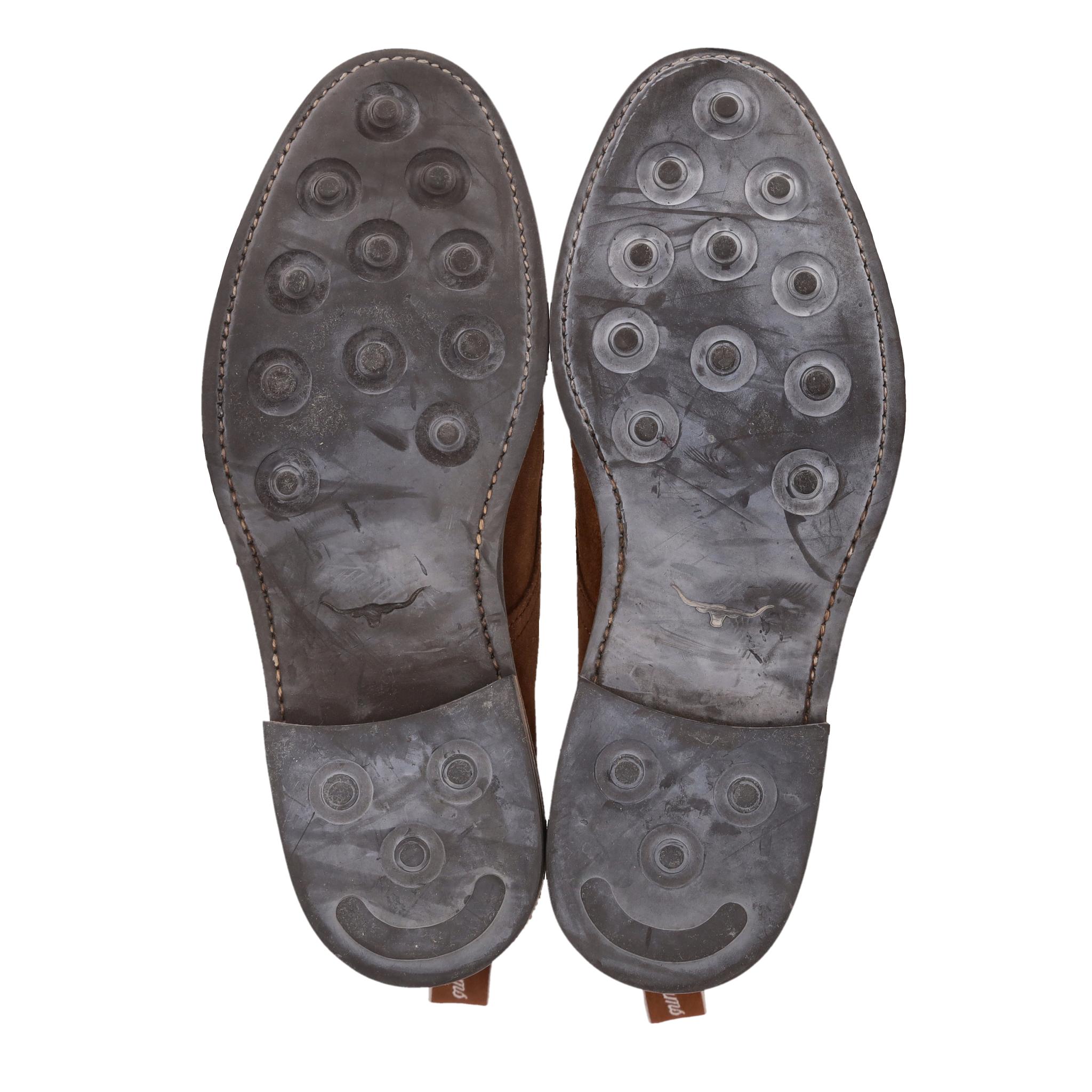 R.M. Williams Waxed Suede Lace-Up Boots Pour hommes en vente