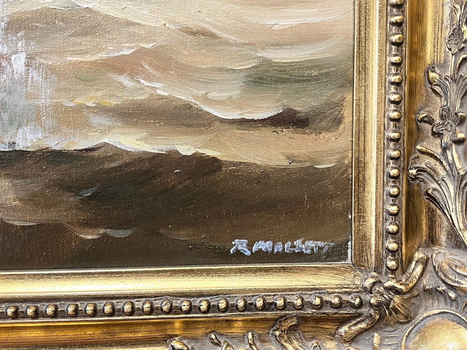 Battaglia navale
firmato da R. Mallett (Gran Bretagna, XX secolo)
olio su tela, incorniciato
incorniciato: 29,5 x 42 pollici
tela: 24 x 36 pollici
provenienza: collezione privata, Regno Unito
condizioni: ottime e solide condizioni
