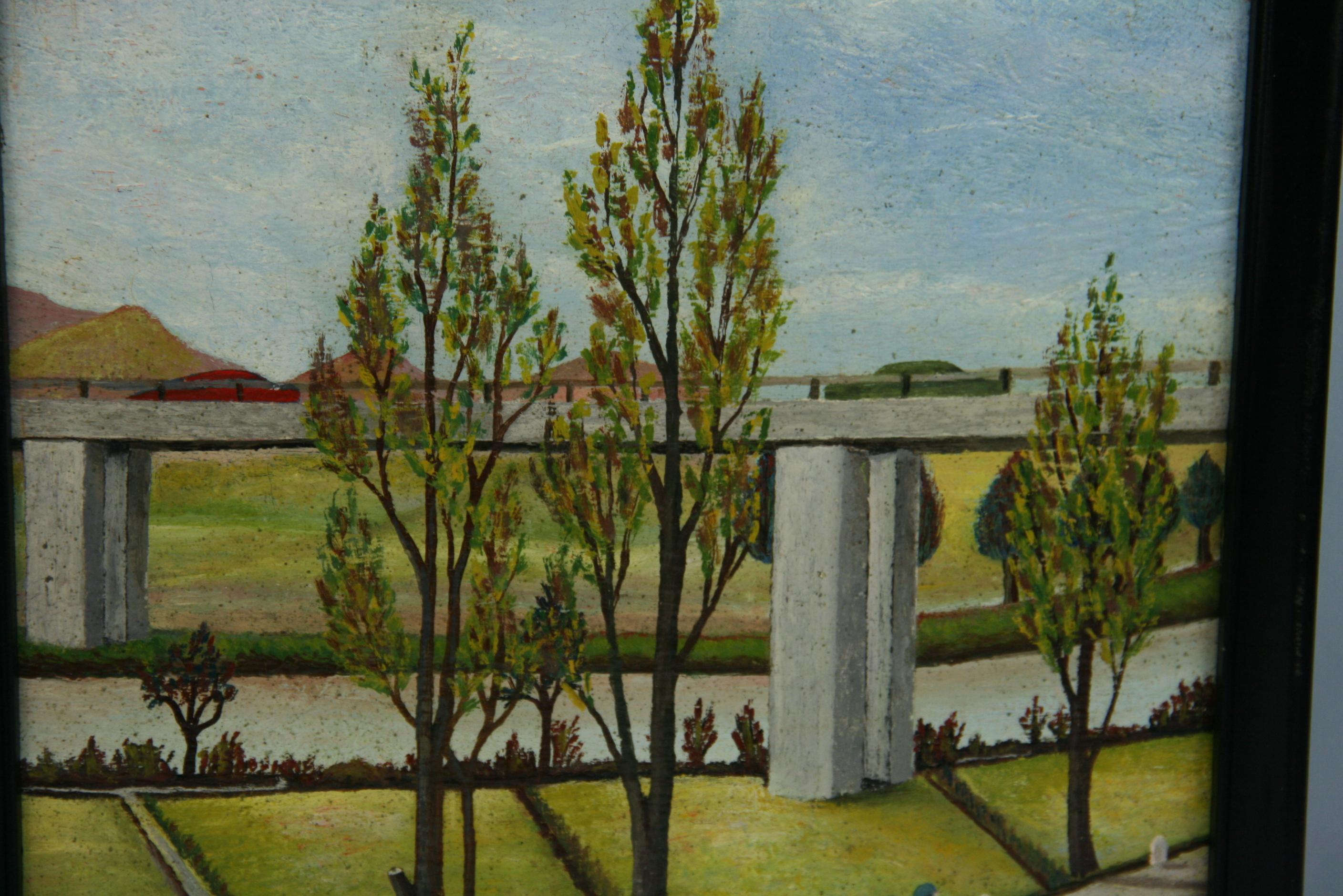 Parco urbano moderno Paesaggio figurativo in vendita 3