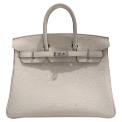 Hermès Beton Birkin 30 Togo Palladium Hardware
