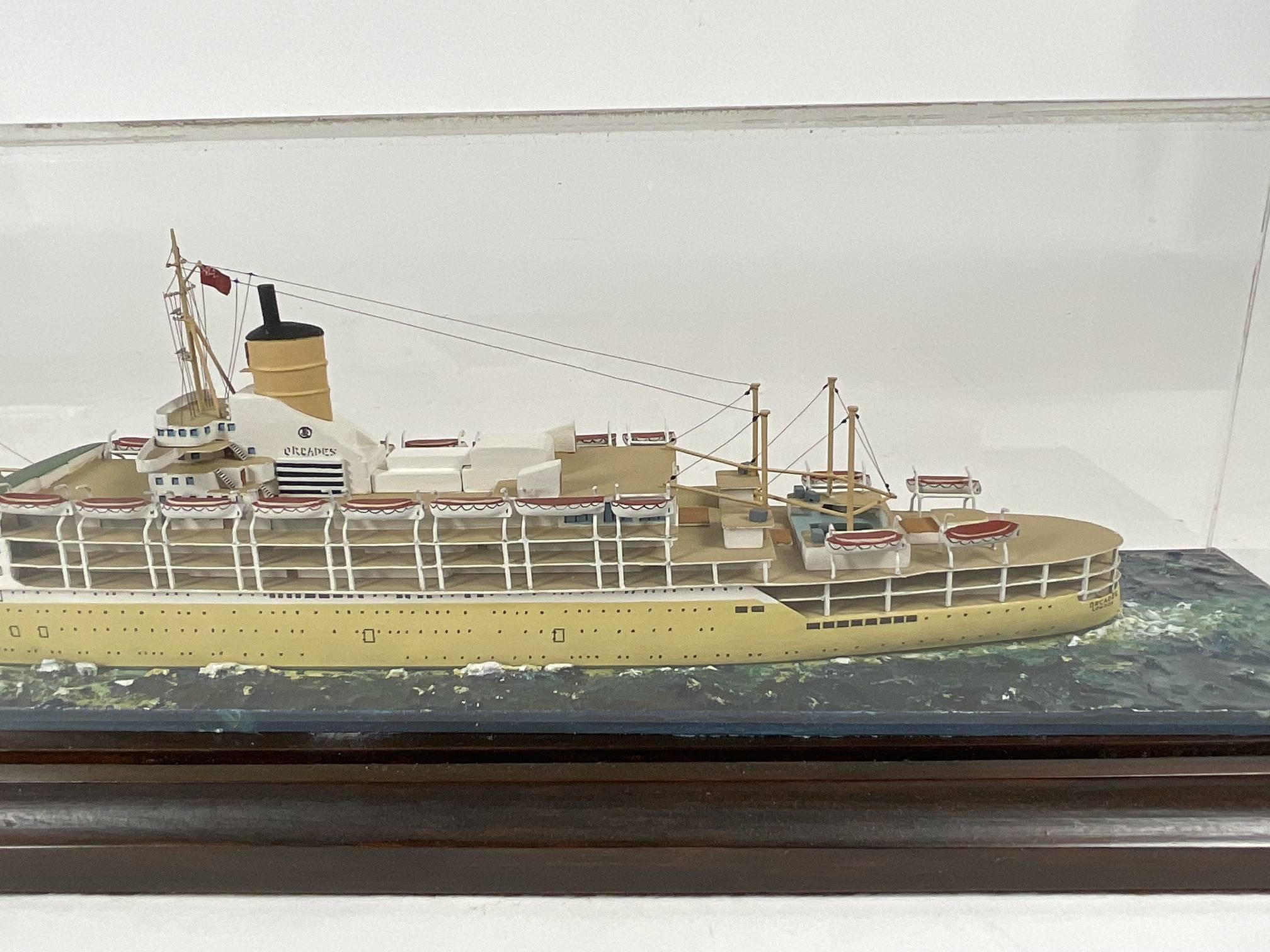 Modèle de doublure RMS Orcades P and O de Charles Fox Bon état - En vente à Norwell, MA