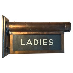 RMS Queen Mary Ladies Sign Copper